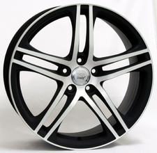 DULL BLACK POLISHED